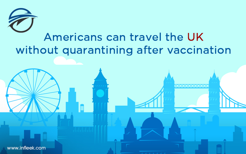 Americans can travel the UK without quarantining after vaccination